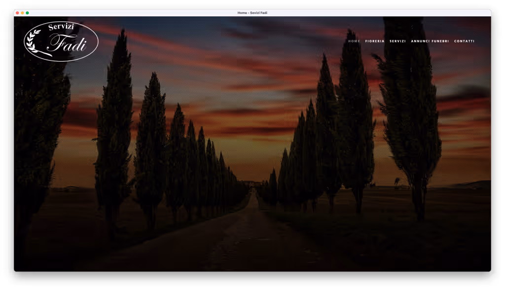 screen sito fadi agenzia funebre